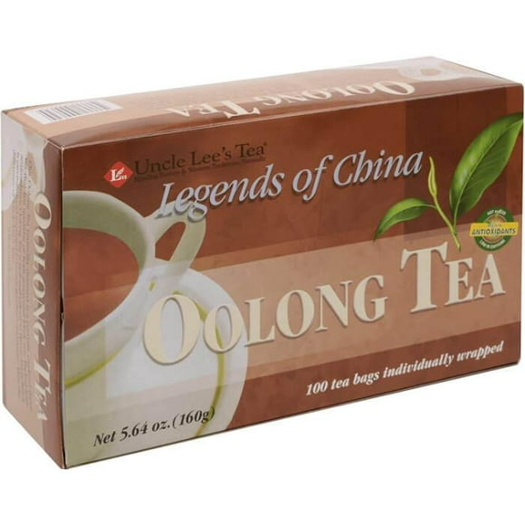 Uncle Lee's Tea - Légendes de la Chine Oolong Thé 100 (Sacs à Thé), 160g
