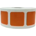 thumbnail image 1 of Orange Square Stickers | 1" Inch Square | 500 Pack, 1 of 1