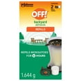 thumbnail image 1 of OFF! Recharges pour lampe chasse-moustiques pour la cour, 2 recharges de diffuseur, 1 of 8
