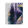 thumbnail image 4 of Forest Hourglass Curtains Grommet Black Out 63 Inch Length Curtain Drapes for Bedroom Living Room 2 panels set, 4 of 5