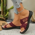 thumbnail image 4 of Willtoo Orthopedic Sandals for Women Arch Support Summer Flat Sandals Wide Non Slip Slip on Sneakers Comfortable 2026 Foam Shoes, 4 of 7