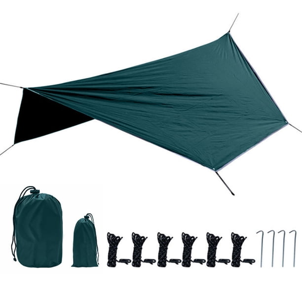 Fiudx Equipo De Campamento Toldo Multifuncional Para Esteras De Tienda Y Protector Solar Para Acampar Al Aire Libre Liquidación De Accesorios Para Acampar