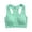 Green, variant on Dyfzdhu Sports Bras for Women All Season Solid Color Tight Height Elasticity Quick Dry Yoga Bra