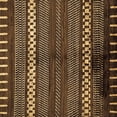 thumbnail image 1 of Ahgly Company Indoor Square Abstract Brown Modern Area Rugs, 8' Square, 1 of 4