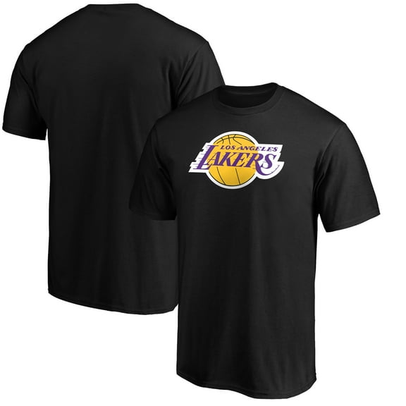 Men's  Black Los Angeles Lakers Primary Logo T-Shirt