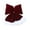 Wine Red, variant on Farfi Velvet Christmas Bow Large Plush Stuffed Christmas Tree Hanging Bow with Fluffy White Fur Trim for Holiday Tree Fireplace Party Decoration(Dark Blue, S)