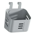 thumbnail image 2 of Cesta de almacenamiento colgante, cesta de ducha reutilizable, caja organizadora para dormitorio en A gris, 2 of 9