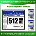 thumbnail image 1 of 2X 64MB Compact Flash Memory Card for Camera, Advertising Machine, Industrial Computer Card, 1 of 6