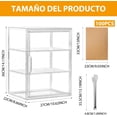 thumbnail image 2 of Vitrina Exhibidor para Pan, Panera Hermetica Transparente con 2 Compartimento. Panera para Pan con Pinzas de acero inoxidable y Papel para Hornear, Para exponer y Almacenar Pan y Pasteles., 2 of 4