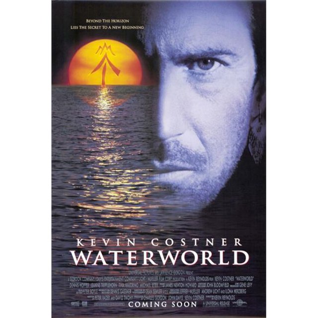 Posterazzi MOVAF5396 Waterworld Movie Poster - 27 x 40 in.