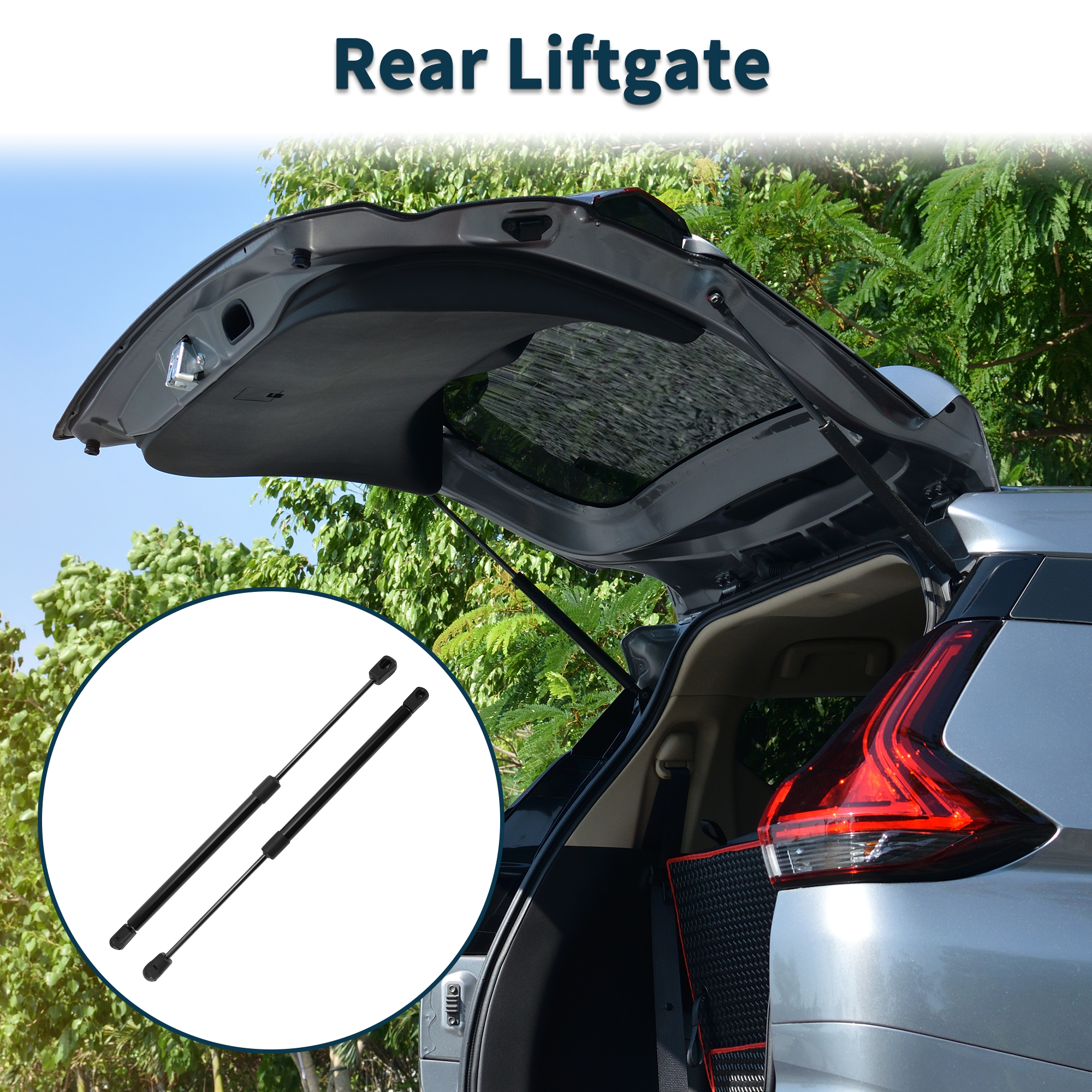 Unique Bargains 2Pcs Lift Supports for Chevrolet Convertible 2003-2006 Rear Hatch