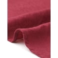 thumbnail image 5 of INSPIRE CHIC Women's Sundress Tie V Neck Smocked High Waist A-line Casual Midi Dress Wine Red S, 5 of 5