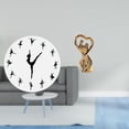thumbnail image 2 of Reloj de pared,Reloj de pared con bailarina,reloj decorativo colgante.,Estatua de pareja,Figura de pareja,arte moderno,artesanía,regalo de boda,Escultura de pareja para decoración de San, 2 of 8