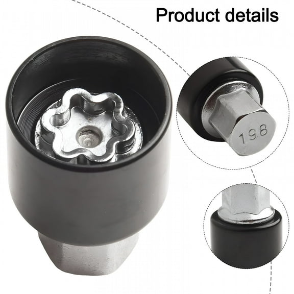 ZEPARO Anti Theft Locking Wheel Nut Key Wheel Hub Anti-Theft Screw Removal Tool Wheel Hub Removal Tool