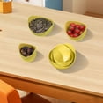 Combinable And Stackable Flower Shaped Fruit Plate Snack Storage Tray