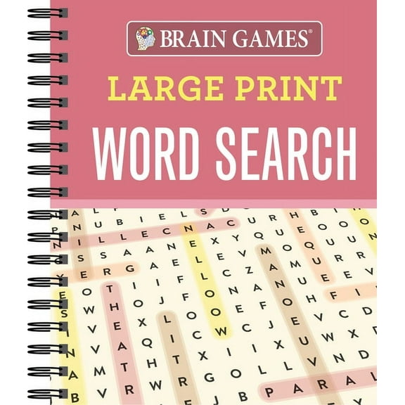 Brain Games Large Print Word Search