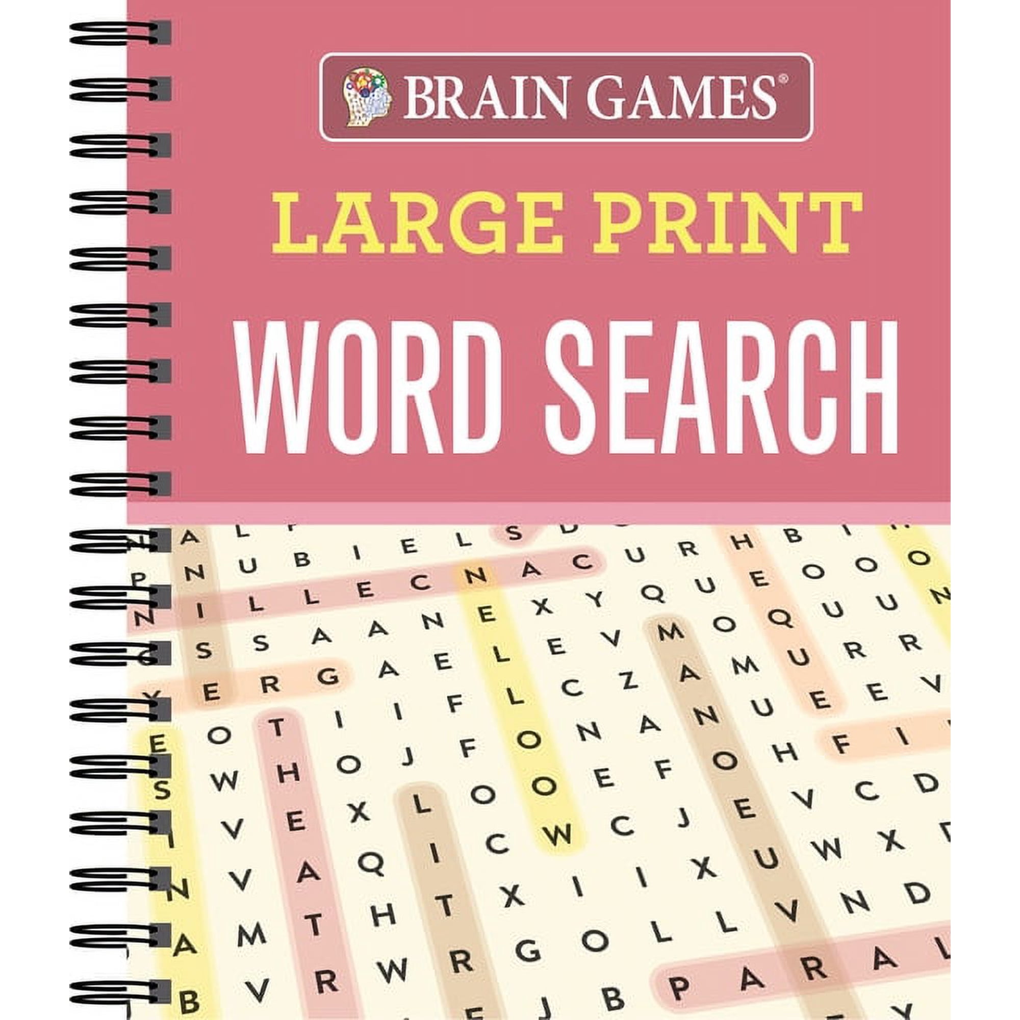 Brain Games Large Print Word Search