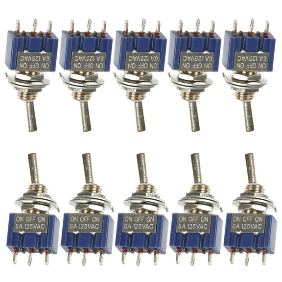Brand New Toggle Switch 12V/ 110V/ 220V 3-Position SPDT ON-OFF-ON