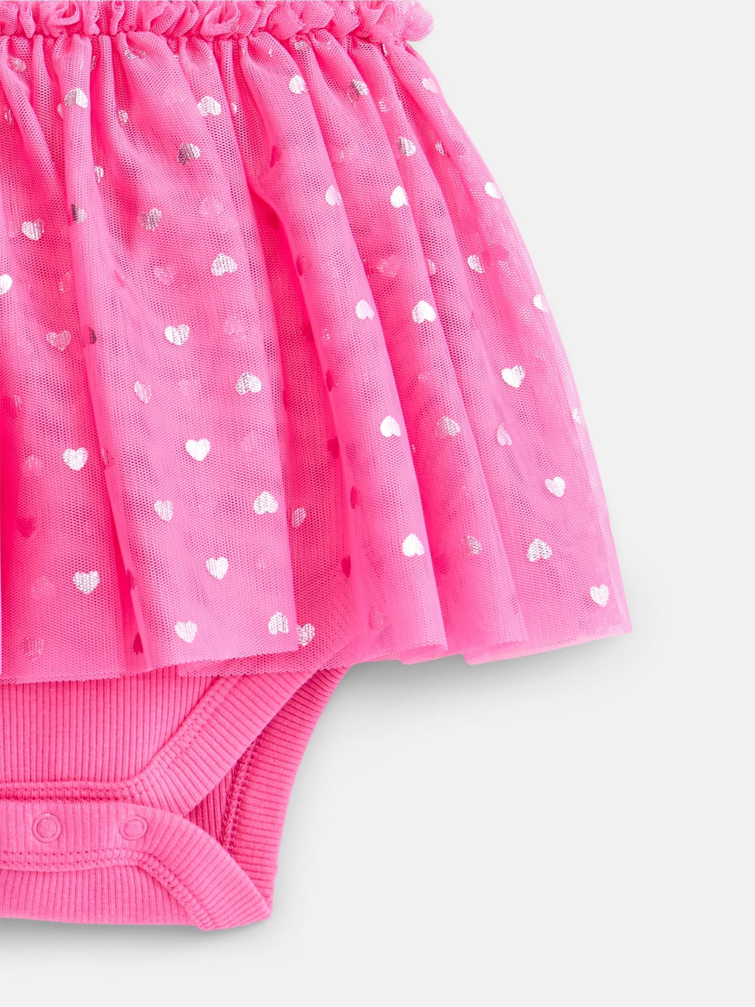 Wonder Nation Baby Girls Tutu Dress with Short Sleeves, Sizes 0/3M-24M
