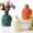 A595 Usloyux under 5$, variant on Usloyux Under $5 Plastic Imitation Glazed Vase, Living Room Flower Arrangement Decor Piece, TV Cabinet Display Vase for Home, Dried Flower Decoration Pot, Elegant Home Accent Vessel