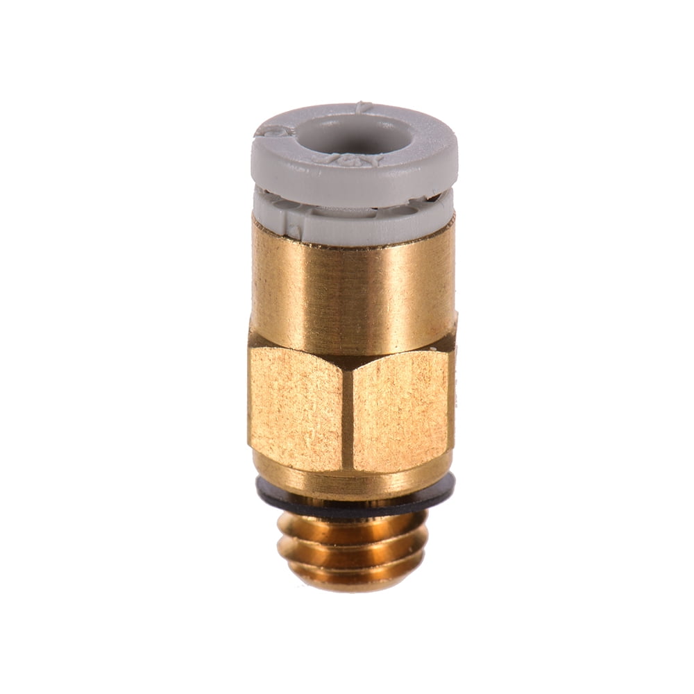 5pcs PC4-M6 3D Reprap Push In Fitting Pneumatic Air Connector For 4mm Pipe Tubes 
