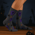 thumbnail image 3 of COOPLUS Halloween Mens Socks Crew Long Socks Thin Breathable Lightweight Calf Socks 5 Pairs, 3 of 8
