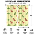thumbnail image 2 of Blackout Kids Curtains,Yellow Cartoon Dinosaurs Pattern Childrens Insulated Curtains Set Of 2,Bedroom Essentials,Toddler Room Decor 42"x84", 2 of 5