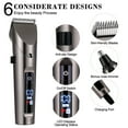 thumbnail image 4 of Hatteker Mens Hair Trimmer Clipper Cordless Ear Nose Hair Trimmer Professional Haircut & Grooming Kit, 4 of 9