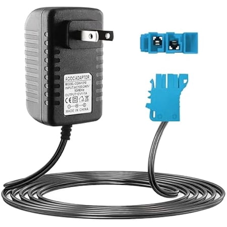 Eeyueer 12V Charger for Peg Perego John Deere Tractor Battery 12 Volt Battery Charger for John Deere Ground Force Tractor John Deere Gator XUV Polaris RZR 900 Powered Ride On Car