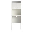 thumbnail image 4 of Ameriwood Home Clarkson Mini Refrigerator Storage Cabinet in White, 4 of 7