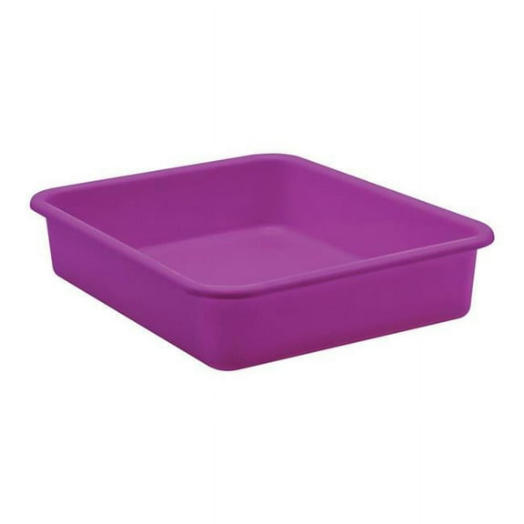 Teacher Created Resources TCR20433 Plastic Letter Tray, Purple - Large