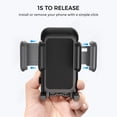 thumbnail image 3 of Cell Phone Holder for Car, CD Slot Car Phone Mount, One Button Release Easy Installation CD Player Car Phone Holder Mount Compatible with iPhone 16 15 14 13 12 11 Pro XR XS MAX Galaxy S20 S20+ S10 S9, 3 of 7