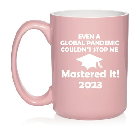 

Mastered It 2023 Couldn t Stop Me Graduation Masters Degree Ceramic Coffee Mug Tea Cup Gift (15oz Light Pink)