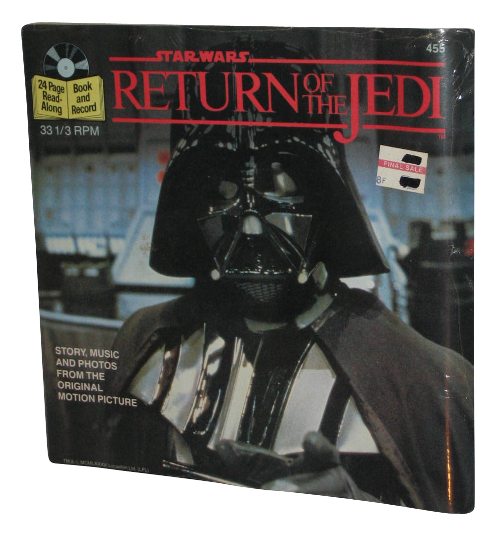 Vintage SEALED STAR WARS Return of the Jedi Kids Audio Book 33 1/3 Vinyl Record 