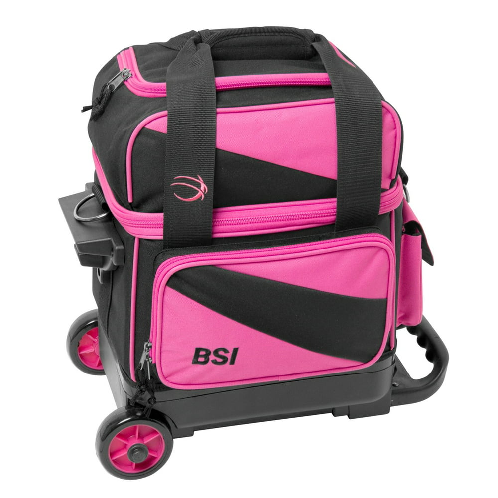 BSI Prestige Single Roller Bowling Bag- Black/Pink - Walmart.com ...