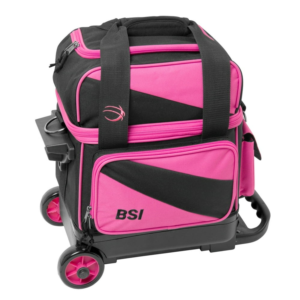 BSI Prestige Single Roller Bowling Bag Black/Pink
