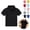 Black, variant on Toddler Polo Shirts Summer Back To School School Uniform Short Sleeve Comfortable Casual Lapel Collar T Shirts(Yellow,9-10 Years)