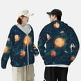 thumbnail image 4 of Daiia Solar System And Planets UPF 50+ Sun Protection Hoodie Jacket Lightweight Long Sleeve Sun Shirt for Women Men with Pocket Hiking Outdoor-X-Large, 4 of 7