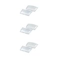 thumbnail image 2 of Transemion 1 Pair Light Lens Cover Guard Mud Tips for Transparent 52x100mm 3Set, 2 of 6