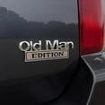 thumbnail image 2 of Old Man Edition Car Emblem, 2PC Old Man Edition Emblem, 3D Metal Emblem Fender Rear Tailgate Bumper Badge Nameplate Sticker Decal for Car Truck, 2 of 6