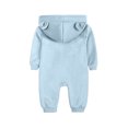 thumbnail image 5 of Qlbmong Toddler Baby Clothes Newborn Hooded Infant Fleece Rompers Comfy Cotton Unisex Clothes Winter, 5 of 8