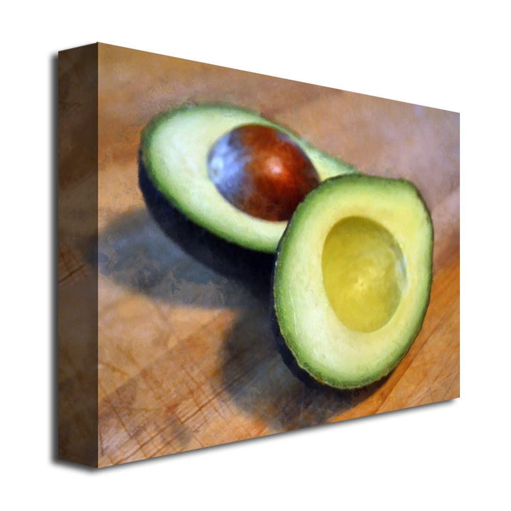 Trademark Fine Art "Avocado" Canvas Wall Art by Michelle Calkins