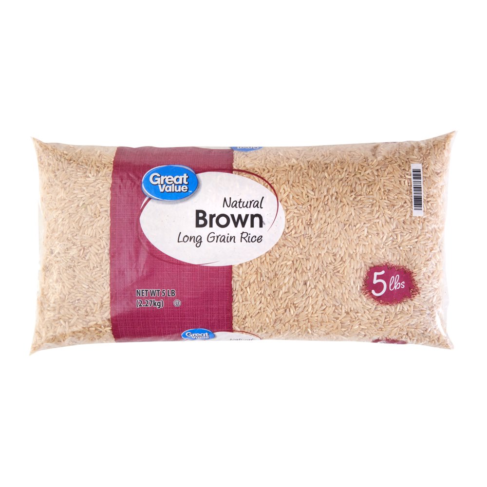 Great Value Kosher Long Grain Brown Rice, 80 Oz