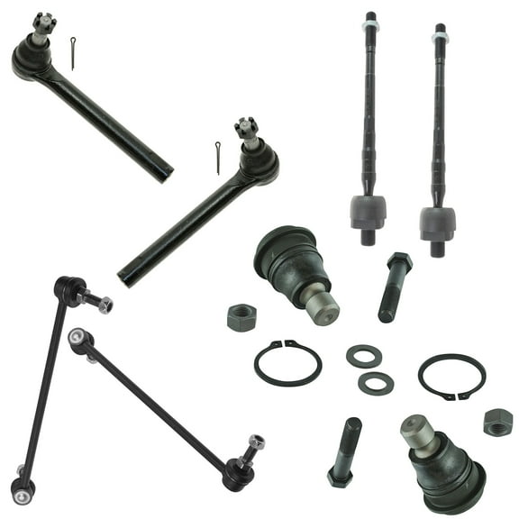 TRQ 8 Piece Kit Tie Rod Ball Joint Sway Bar Link LH RH Set for 05-07 Murano New PSA59790 Fits select: 2005-2007 NISSAN MURANO