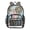 Leopard, variant on Large Clear PVC Backpack Heavy Duty See Through Backpack for Adults Work Travel, Dragonfly Teal Printed 12L