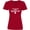Red, variant on Inktastic Life Behind Bars Mountain Bike Women's V-Neck T-Shirt