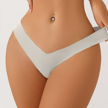

UoCefik Breathable Sexy G String Thongs for Women Low Rise Quick Dry Solid Underwear