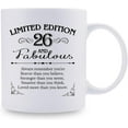 thumbnail image 2 of 26th Birthday Gifts for Women Men - 11 oz Coffee Mug - 26 Year Old Present Ideas for Son Daughter Grandson Granddaughter Brother Sister Friend (26th Birthday Gift), 2 of 5