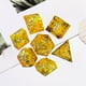thumbnail image 1 of 7 piezas de papel transparente con , dados de varios lados para Amarillo perfke Dados poliédricos, 1 of 8