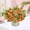 Orange, variant on Qiopertar Artificial Flowers, Fake Roses Bouquet for Home Decor, Red Orange Pink Silk Flower Arrangements, Wedding Centerpiece Living Room Table Decorations, Red
